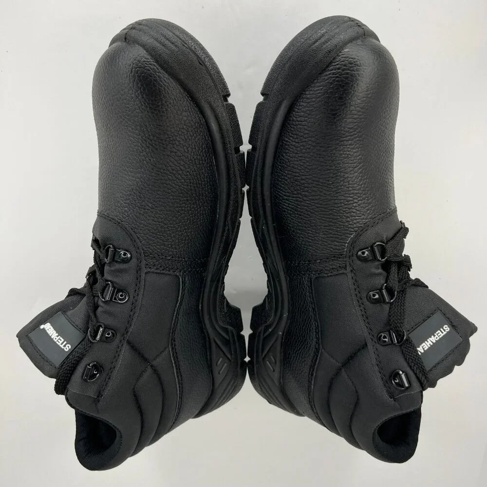 Stepahead Mens Cumbria ENFW1 Black Composite Toe Leather Size 12.5 Work Boots